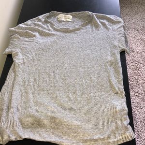 Zara men’s striped linen shirt